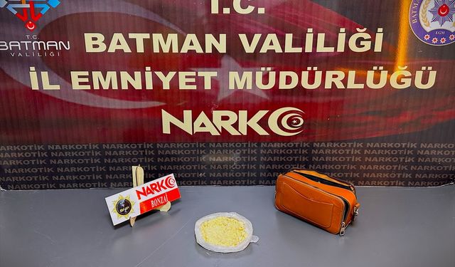 Batman'da havalimanında uyuşturucuyla yakalanan zanlı tutuklandı