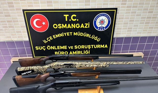Bursa'da havaya ateş açan 4 şüpheli yakalandı