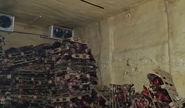 Bursa'da hijyen kurallarına aykırı et depolayan ruhsatsız işletme mühürlendi