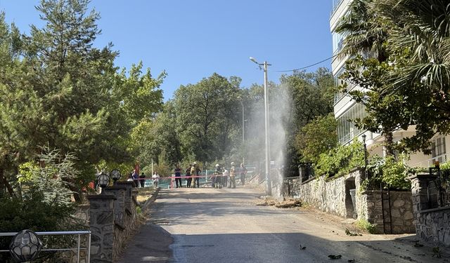 Bursa'da kazı sırasında doğal gaz hattındaki patlamada 3 kişi yaralandı