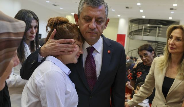 CHP Genel Başkanı Özel 'Mağdur Aileler Buluşması'nda konuştu: