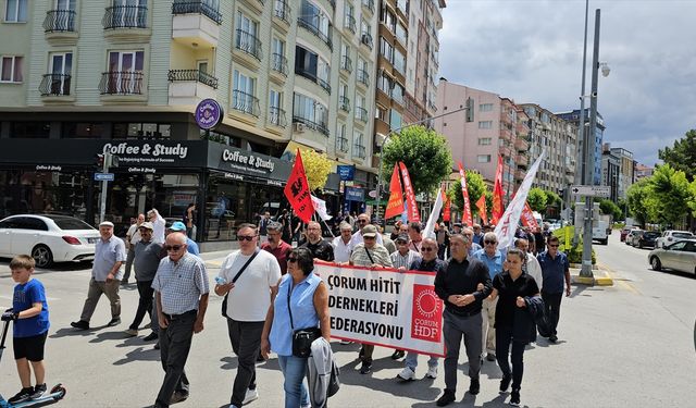 Çorum olaylarında hayatını kaybedenler anıldı