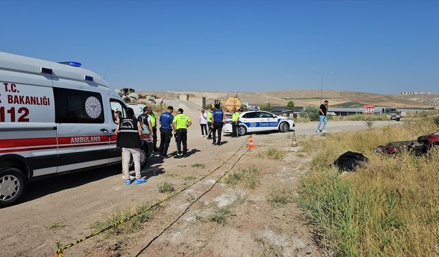 Çorum'da devrilen üç tekerlekli motosikletin sürücüsü öldü