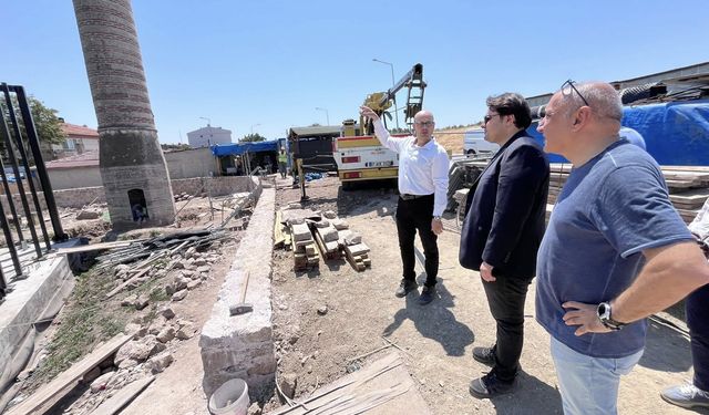 Edirne'de Şeyh Şüceaddin Camisi'nin restorasyonu sürüyor