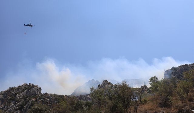 Hatay'da makilik ve ormanlık alanda çıkan yangın kontrol altına alındı
