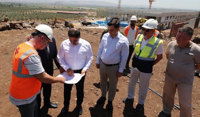 Hatay'daki Kırıkhan Roketsan Endüstri Bölgesi'nde inşa çalışmaları sürüyor