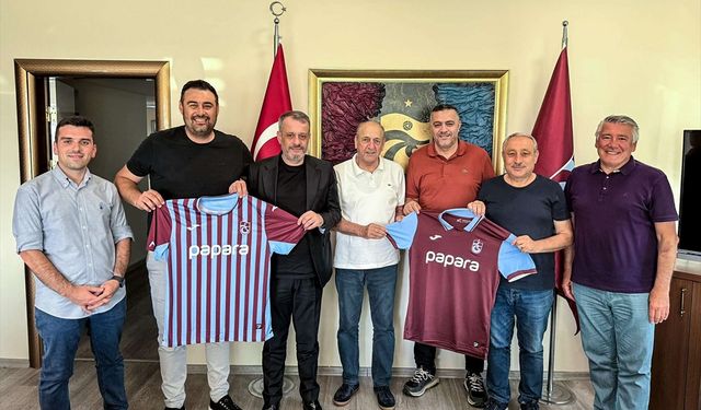 Kıbrıs Türk Futbol Federasyonundan Trabzonspor Kulübüne ziyaret