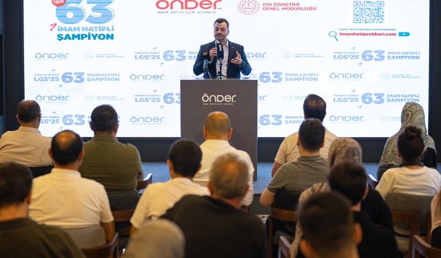 LGS sınavı birincisi imam hatipli öğrenciler ÖNDER'de buluştu