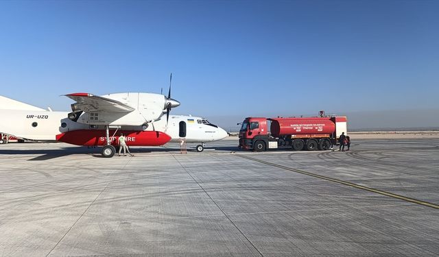 Mardin Büyükşehir Belediyesinden, Hatay'daki orman yangınına destek