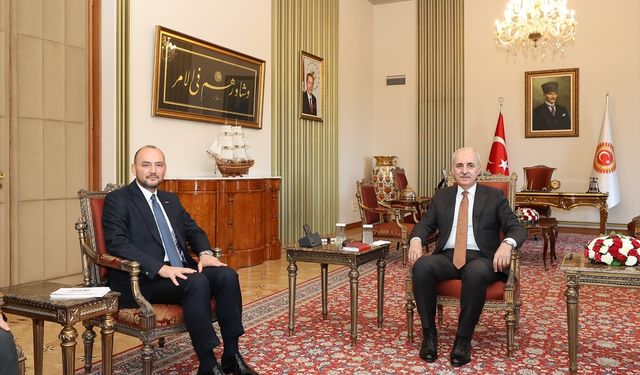 TBMM Başkanı Kurtulmuş, MÜSİAD Genel Başkanı Özdemir'i kabul etti
