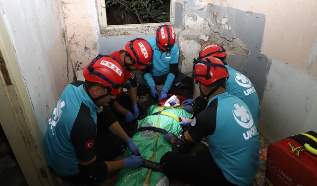 Van'da 125 personelin katılımıyla arama kurtarma tatbikatı yapıldı