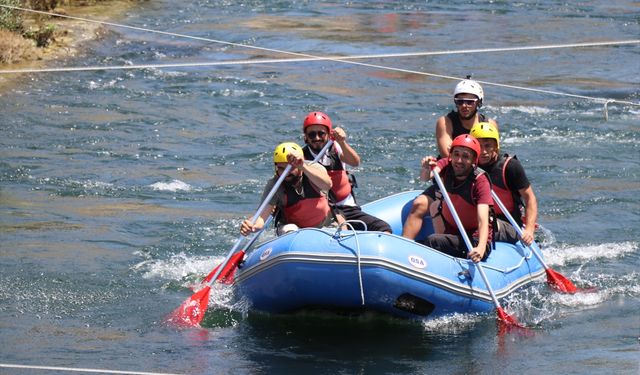 Yozgat'taki Çekerek Rafting Parkuru doğaseverleri ağırlıyor