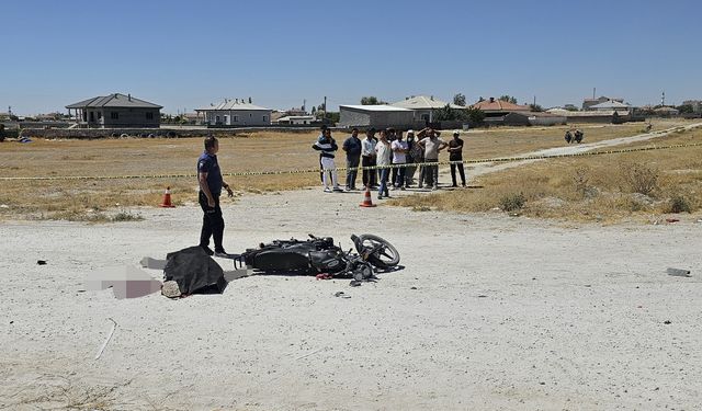 Aksaray'da tırla çarpışan motosikletin sürücüsü öldü