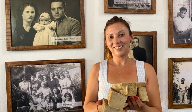 Atalarından öğrendiği formülle Kazdağları'nın bitkilerinden doğal sabun üretiyor