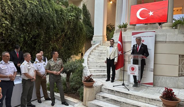 Atina'da 30 Ağustos Zafer Bayramı ve Türk Silahlı Kuvvetleri Günü kutlandı