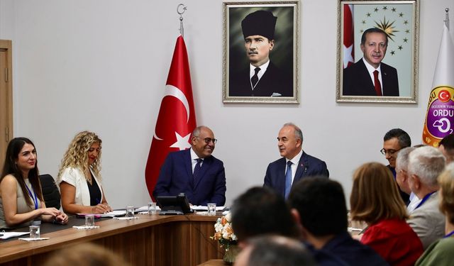 Birleşmiş Milletler ILO Türkiye Ofisi heyetinden Ordu Valisi Erol'a ziyaret