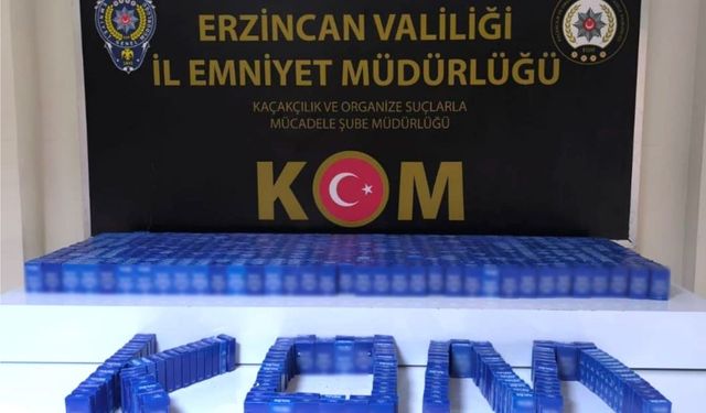 Erzincan'da kaçakçılık operasyonunda 2 zanlı yakalandı