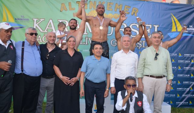 Karamürsel Yağlı Pehlivan Güreşleri'nde Ali Gürbüz başpehlivan oldu