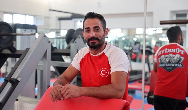Milli bilek güreşçi Ceyhan Ağbal'ın hedefi Dünya Şampiyonası'nda altın madalya