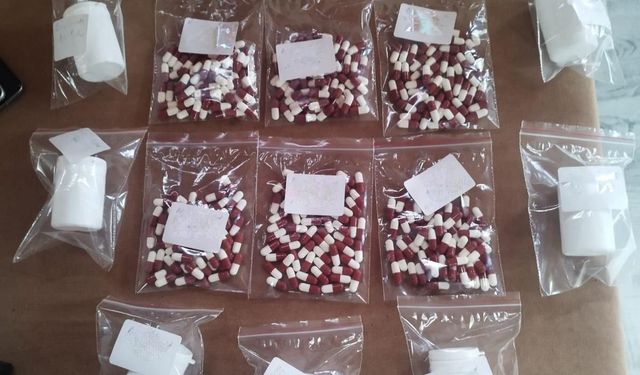 Samsun'da cips paketine gizlenmiş uyuşturucu hap ele geçirildi