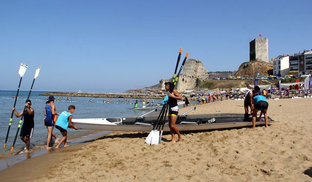 Sinop'ta düzenlenen Deniz Küreği Türkiye Şampiyonası Sahil Sürat Yarışları sona erdi