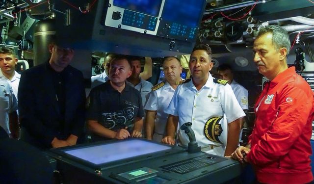 SSB Başkanı Görgün, 'TEKNOFEST Mavi Vatan'da Hızırreis'i ziyaret etti