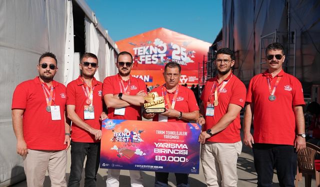 Ardahan Tarım ve Orman İl Müdürlüğü, TEKNOFEST'te birincilik ödülü kazandı