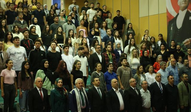Aydın Adnan Menderes Üniversitesinde yeni akademik yılın ilk dersi 'Filistin' oldu