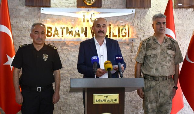 Batman'da 'Asayiş ve Güvenlik Değerlendirme Toplantısı' düzenlendi