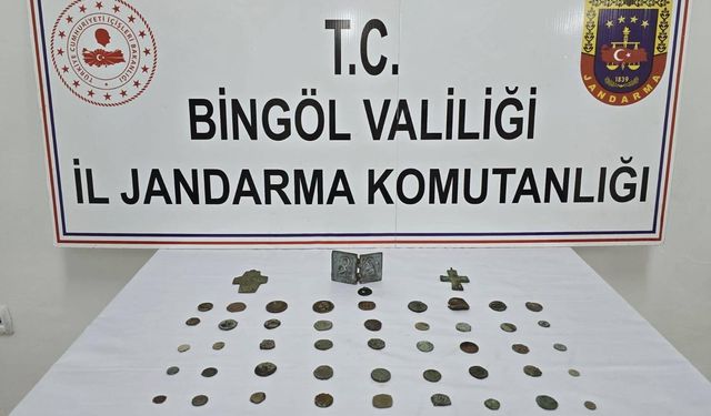 Bingöl'de 45 sikke ele geçirildi