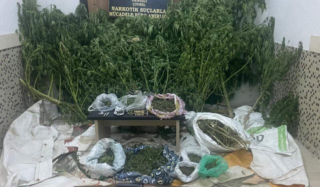 Denizli'de uyuşturucu operasyonunda 2 şüpheli tutuklandı