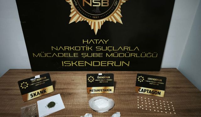 Hatay'da uyuşturucu operasyonunda yakalanan 5 zanlı tutuklandı