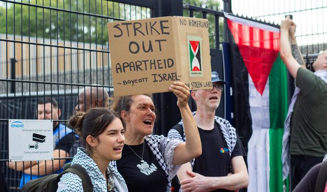 Hollanda'da Avrupa Kupası Beyzbol Turnuvası'nda İsrail protestosu