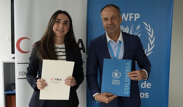 Kolombiya'da TİKA ile BM Dünya Gıda Programı arasında işbirliği protokolü imzalandı