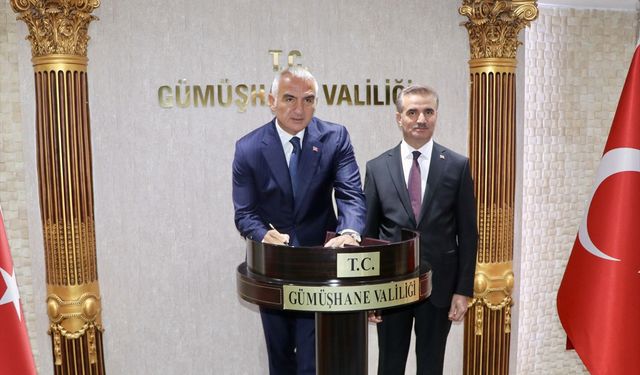 Kültür ve Turizm Bakanı Ersoy, Gümüşhane'de konuştu: