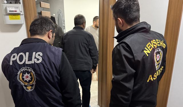 Nevşehir'de düzenlenen fuhuş operasyonlarında 3 zanlı yakalandı