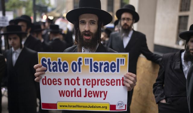 New York'ta Ortodoks Yahudiler, İsrail Başbakanı Netanyahu'nun BM toplantılarına katılacak olmasını protesto etti