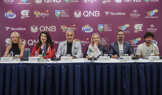 QNB İstanbul Challenger-TED Open Tenis Turnuvası'nın basın toplantısı yapıldı