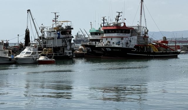 Tekirdağ'da balıkçılar poyraz nedeniyle denize açılamadı