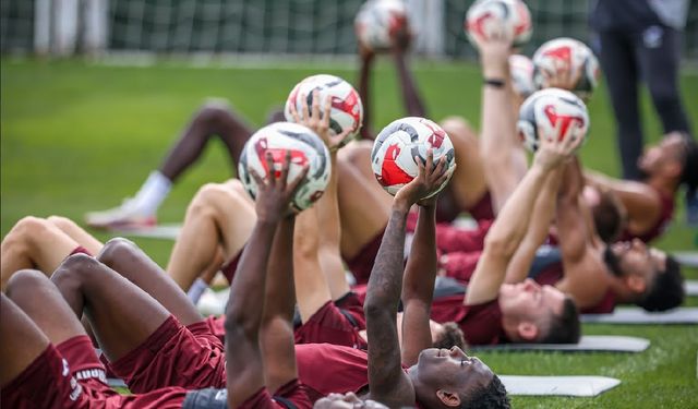 Trabzonspor, Fenerbahçe maçı hazırlıklarını sürdürdü
