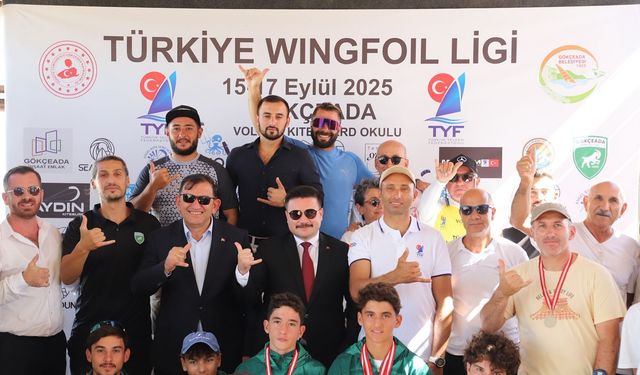 Türkiye Wingfoil Ligi'nin 3. ayağı Çanakkale'de tamamlandı