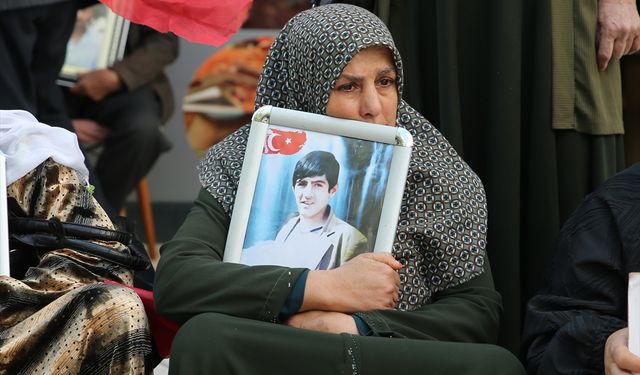 Vanlı aileler, DEM Parti İl Başkanlığı önündeki eylemlerini sürdürdü