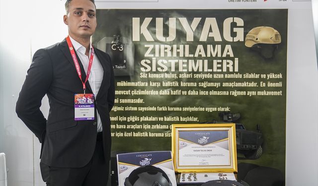 Yerli zırh sistemi TEKNOFEST'te tanıtıldı