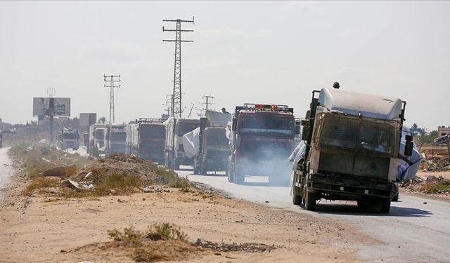 BM, Gazze'ye giren yardımlarda İsrail'in verdiği rakamlara güvenmek zorunda olduklarını bildirdi
