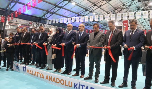 11. Malatya Anadolu Kitap Fuarı açıldı