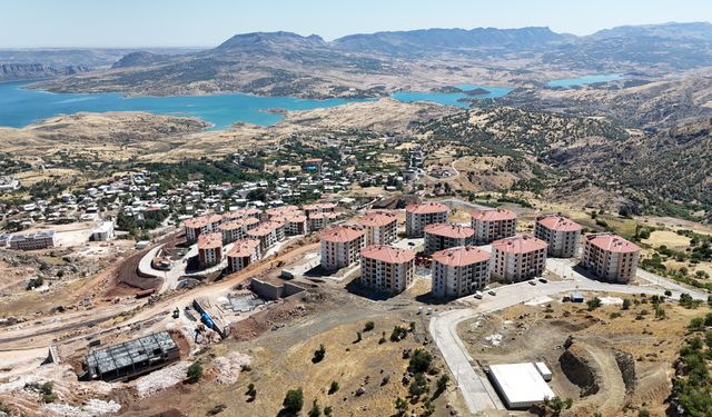 Adıyaman'ın Gerger ilçesinde inşa edilen 228 deprem konutunda sona gelindi