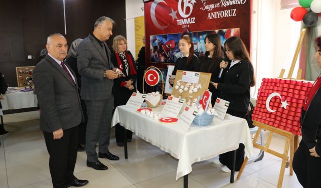 Amasya'da meslek lisesi öğrencileri Gazze'ye destek için kermes düzenledi
