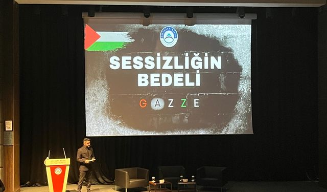 Antalya'da 'Sessizliğin Bedeli Gazze' söyleşisi düzenlendi