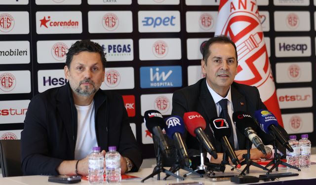 Antalyaspor, teknik direktör Erol Bulut ile sözleşme imzaladı