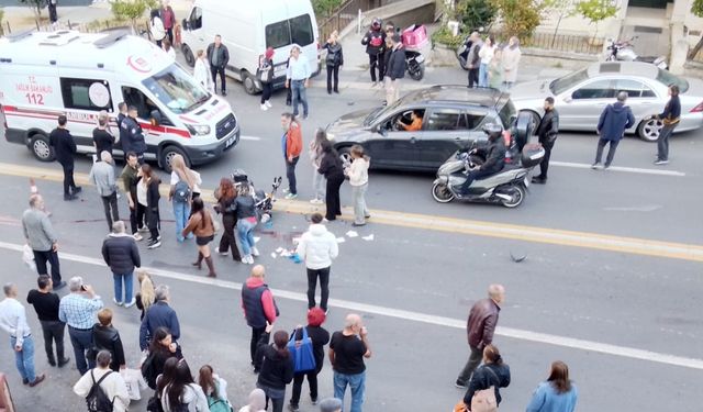Başkentte otomobil ile çarpışan motosiklet sürücüsü hayatını kaybetti